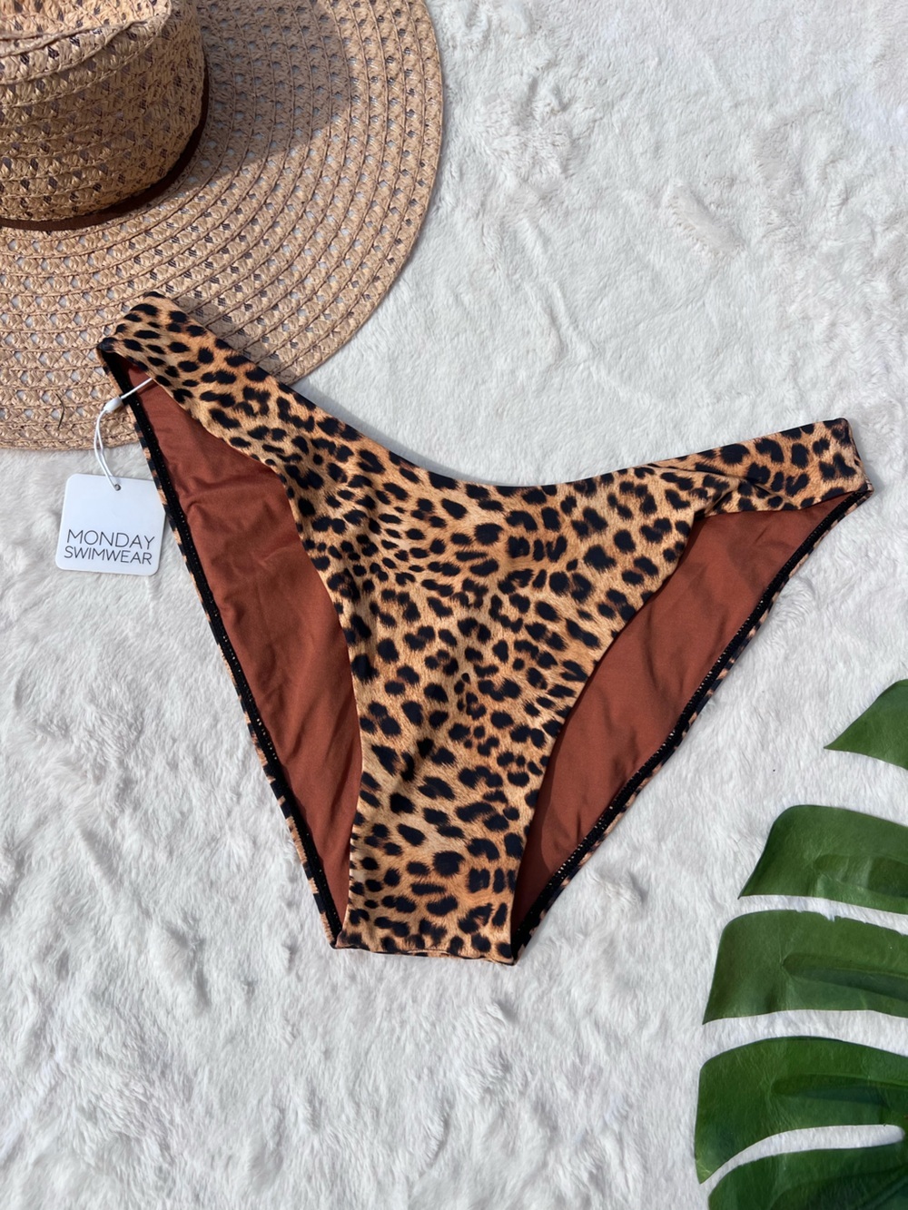 Monday Swim Seychelles Mid Rise Bottom in Jaguar Size VV